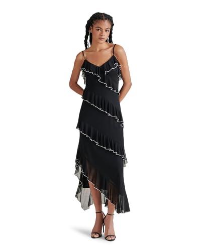 steve madden apparel women's aida dress, black