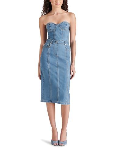 steve madden apparel women's anya dress, light blue