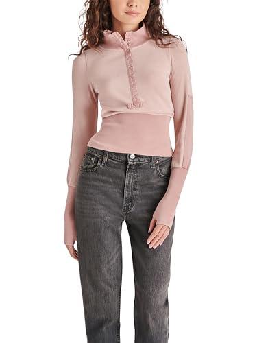 steve madden apparel women's ariel top, ash rose