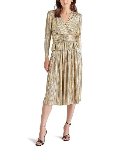 steve madden apparel women's azura top, gold