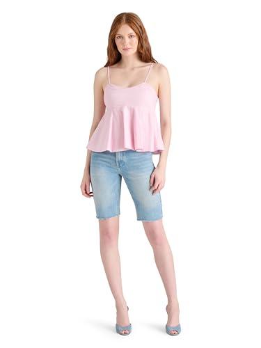 steve madden apparel women's delta top, pink lemonade