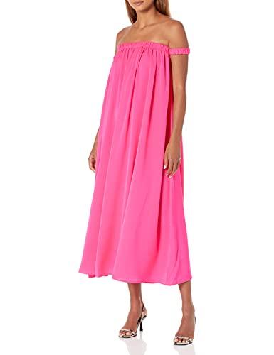 steve madden apparel women's guava juice dress, pink glo, m