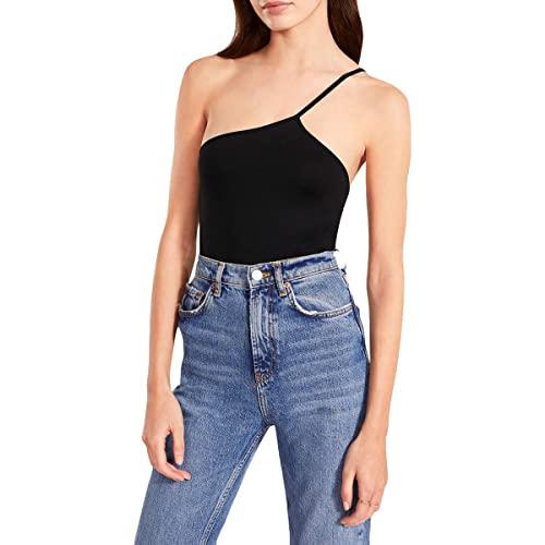 steve madden apparel women's icons only top, black, x-small