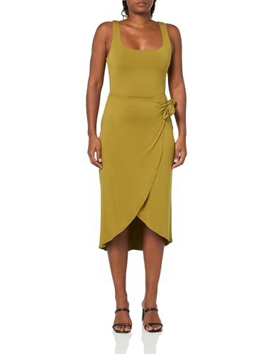 steve madden apparel women's rhea dress, green moss