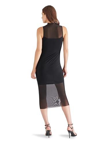 steve madden apparel women's sidra dress, black