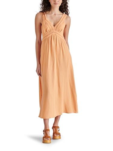 steve madden apparel women's taryn dress, salmon