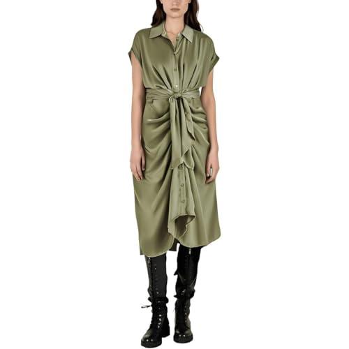 steve madden apparel women's tori dress, deep lichen