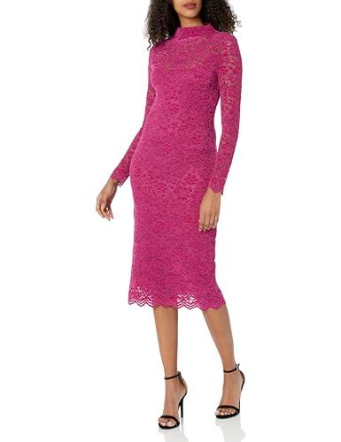 steve madden apparel women's vivienne, fuschia lace