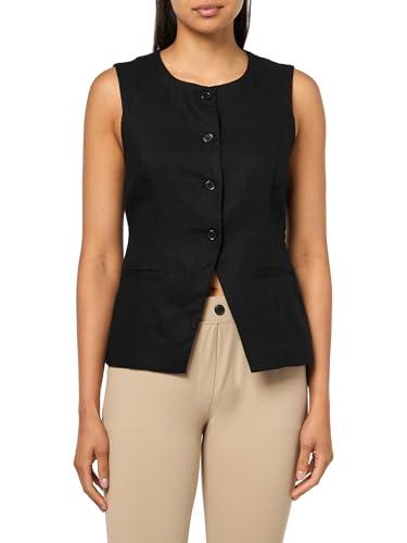 steve madden apparel women's wesley top, black