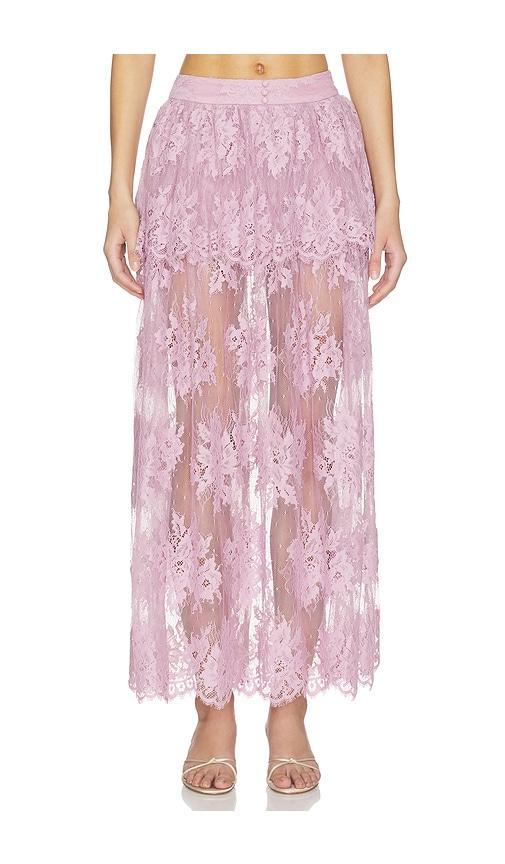steve madden arietty skirt in pink.