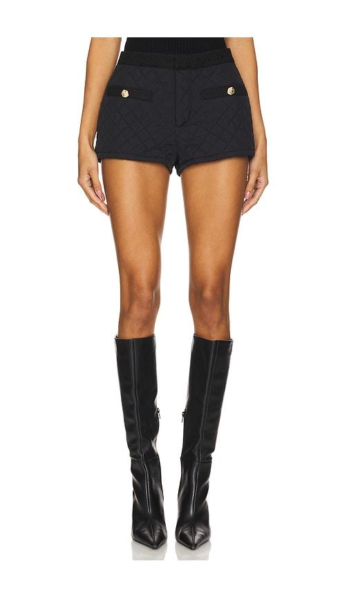 steve madden cordelia shorts in black.