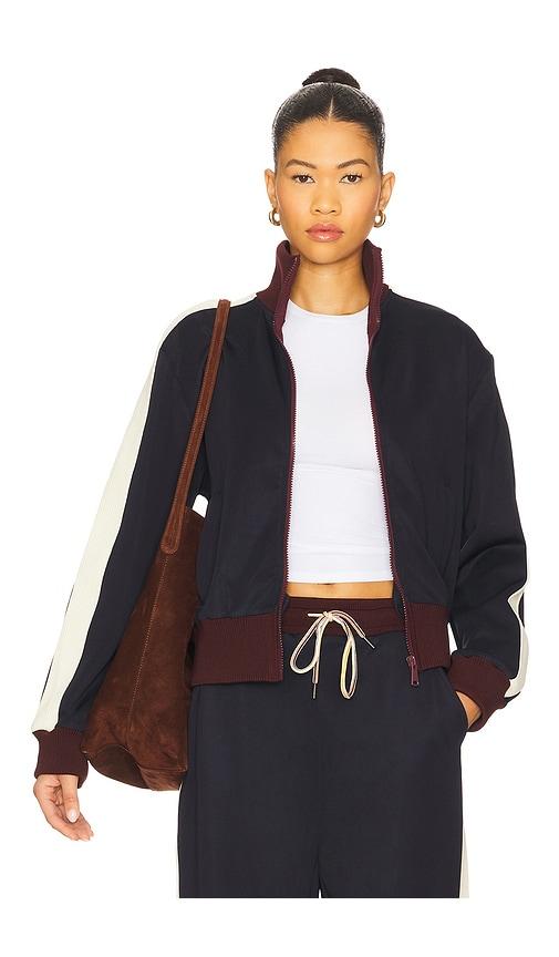 steve madden daisy jacket in navy.