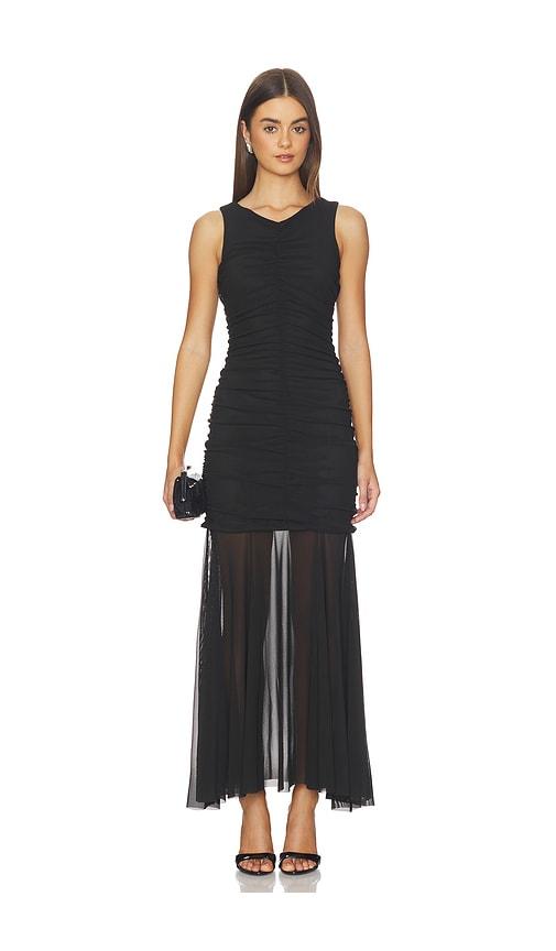 steve madden denisa dress in black.