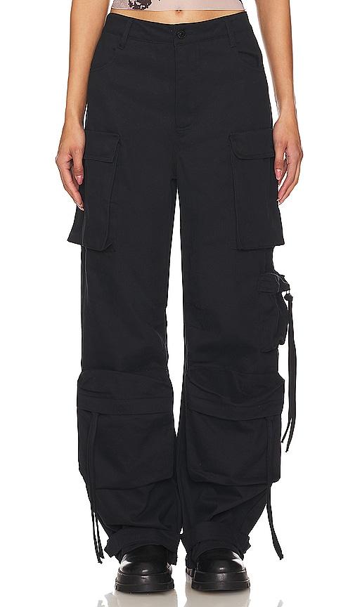 steve madden duo cargo pant in black.