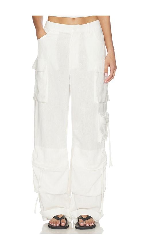 steve madden duo pant in white.