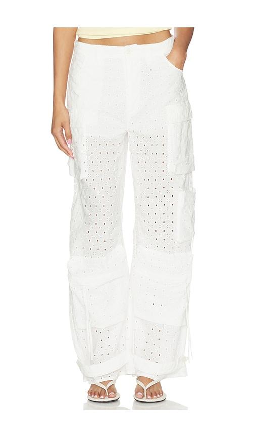 steve madden duo pant in white.