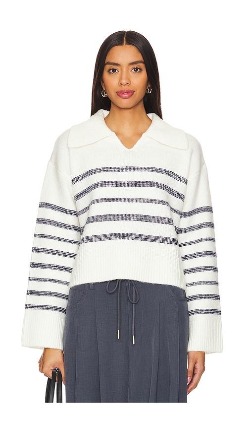 steve madden esther sweater in white.