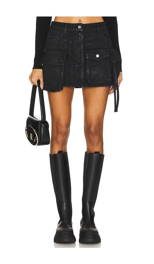 steve madden evalina skirt in black.