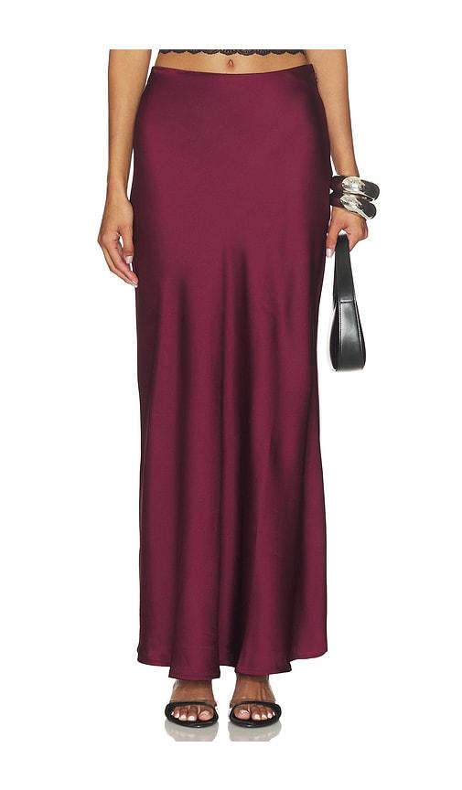 steve madden jeannie skirt in wine.
