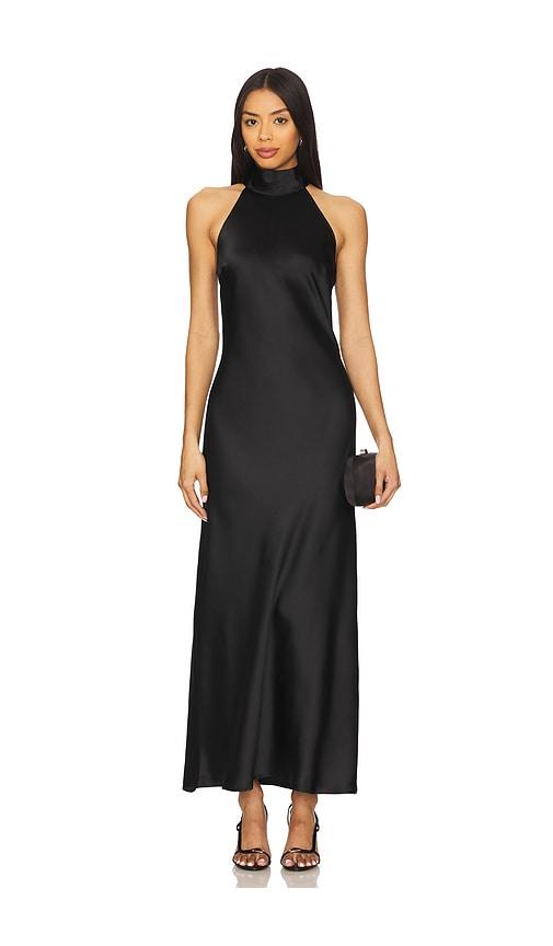steve madden lara dress in black.