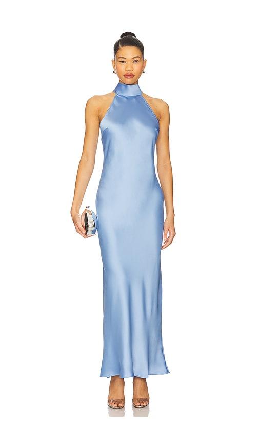 steve madden lara dress in blue.