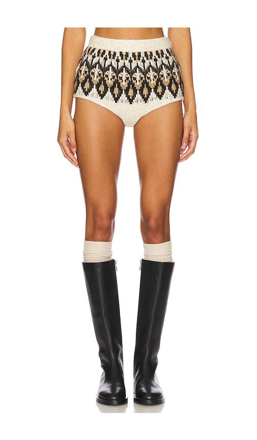 steve madden mariella hot short in beige.