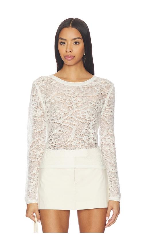 steve madden megann top in ivory.
