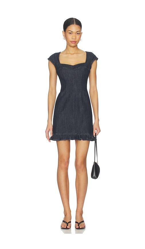 steve madden minta dress in blue.