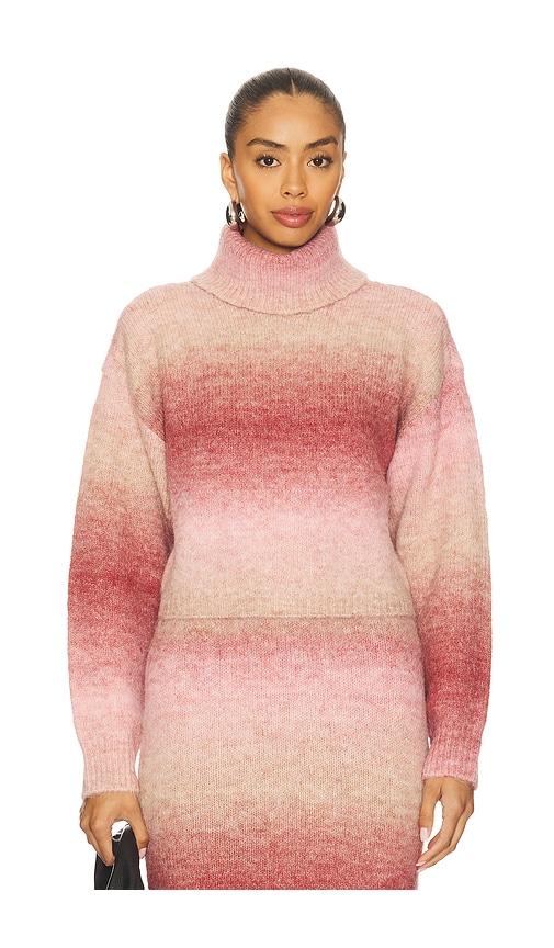 steve madden raegann sweater in pink.