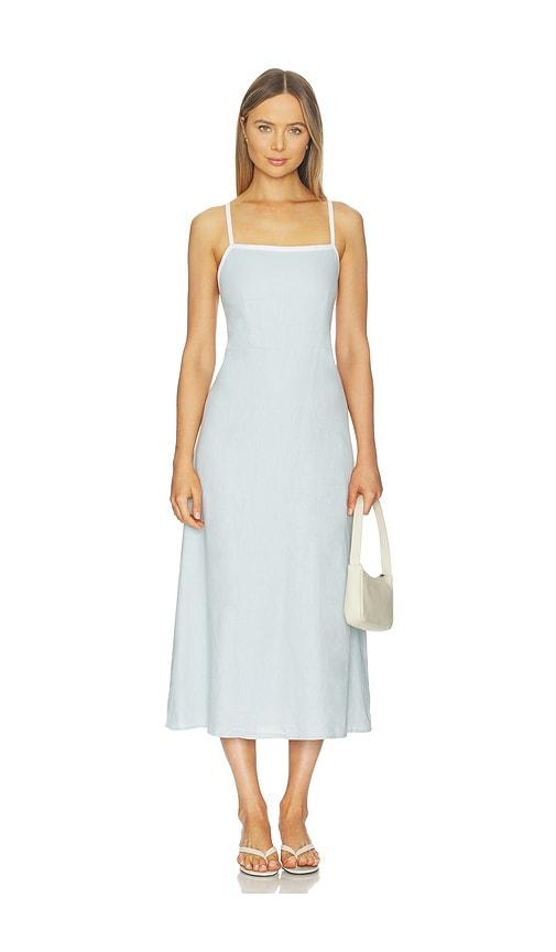 steve madden riyan dress in baby blue.