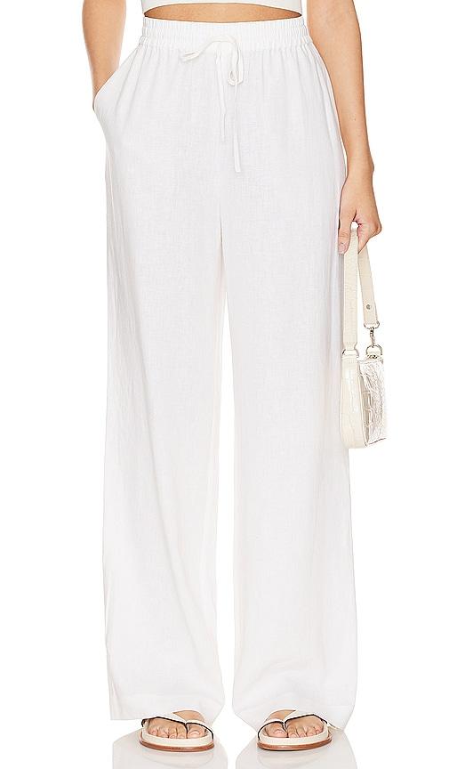 steve madden venetia pant in white.