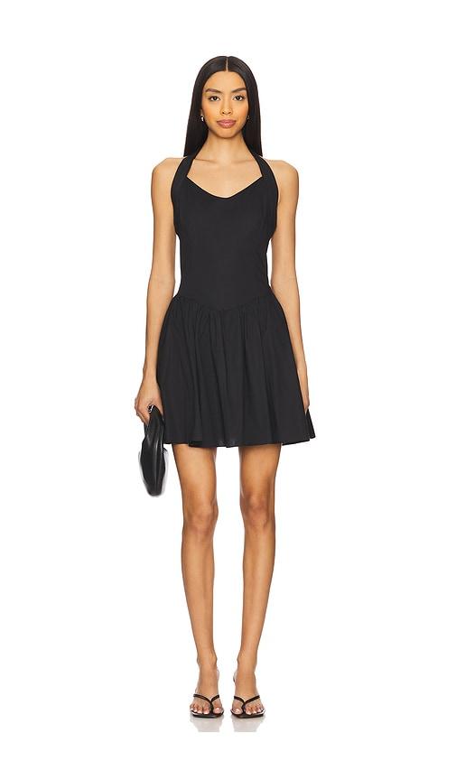 steve madden yala dress in black.