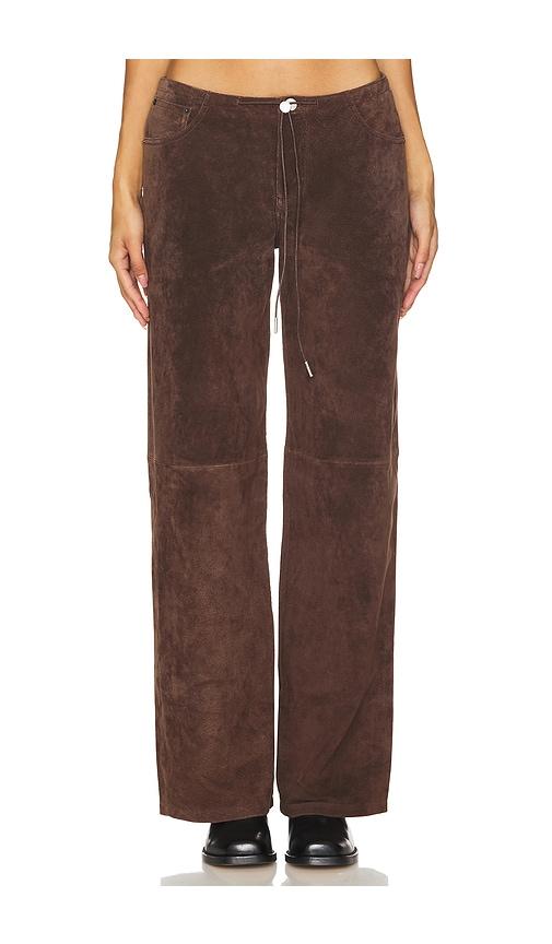 still here cool pant in brown.