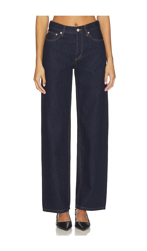 still here everyday straight jeans in blue.