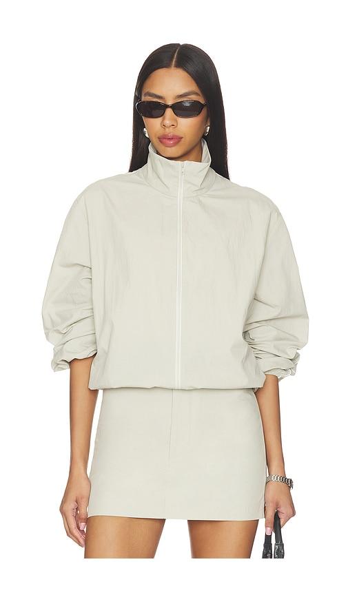 still here practice zip jacket in grey.