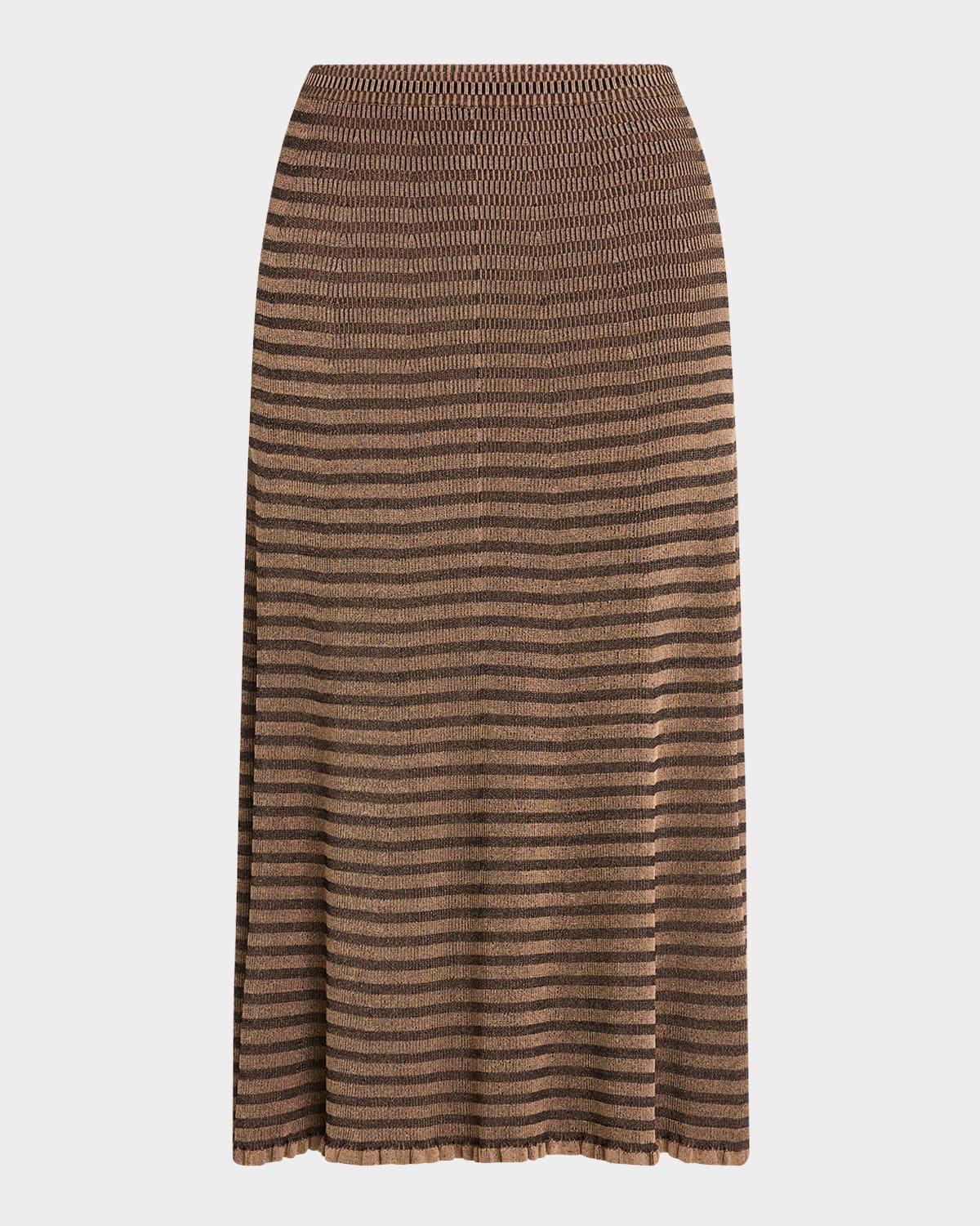 stina knit maxi skirt