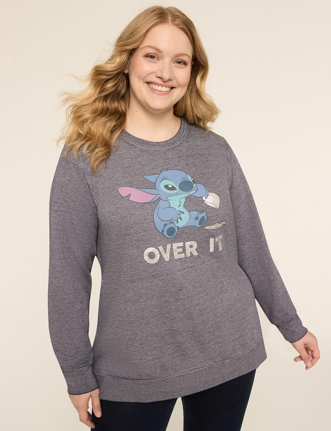 stitch over it graphic sweatshirt