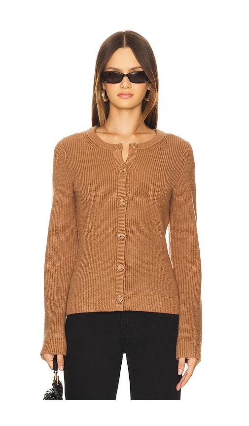 stitches & stripes diana cardigan in tan.