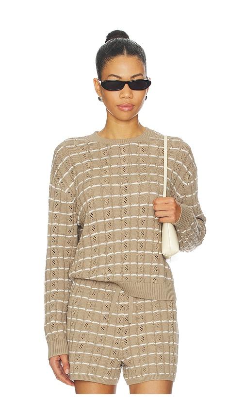 stitches & stripes kiera pullover in beige.