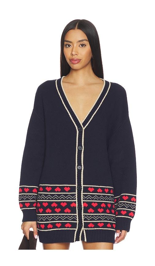 stitches & stripes tyler cardigan in navy,red.