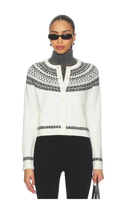 stitches & stripes wilder cardigan in black.