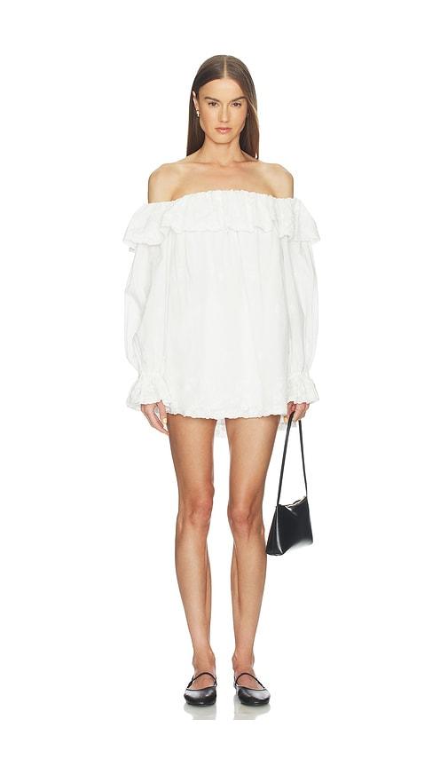 stone cold fox x revolve abby mini dress in white.