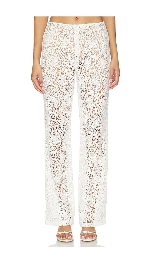 stone cold fox x revolve arlo pant in ivory.