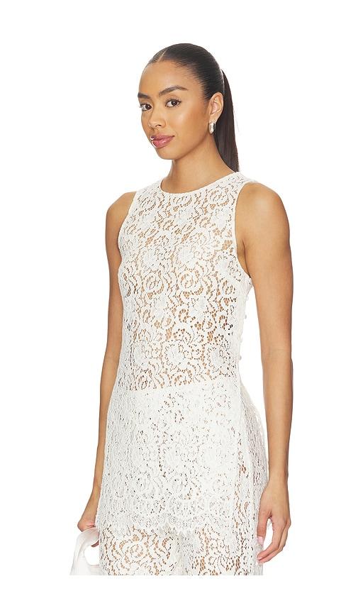 stone cold fox x revolve arlo top in ivory.