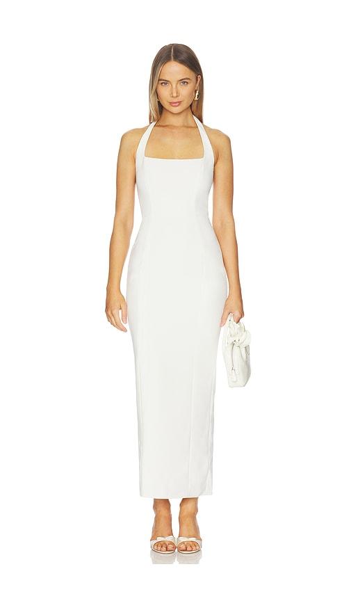 stone cold fox x revolve bonnie midi dress in ivory.