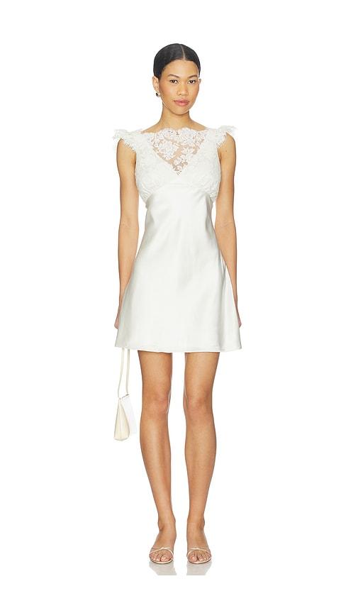 stone cold fox x revolve carmela mini dress in ivory.