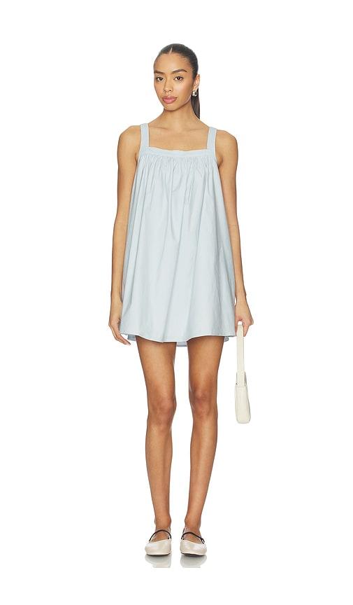 stone cold fox x revolve meadow mini dress in baby blue.