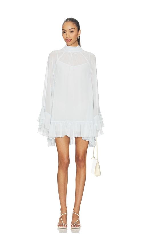 stone cold fox x revolve nelly mini dress in baby blue.