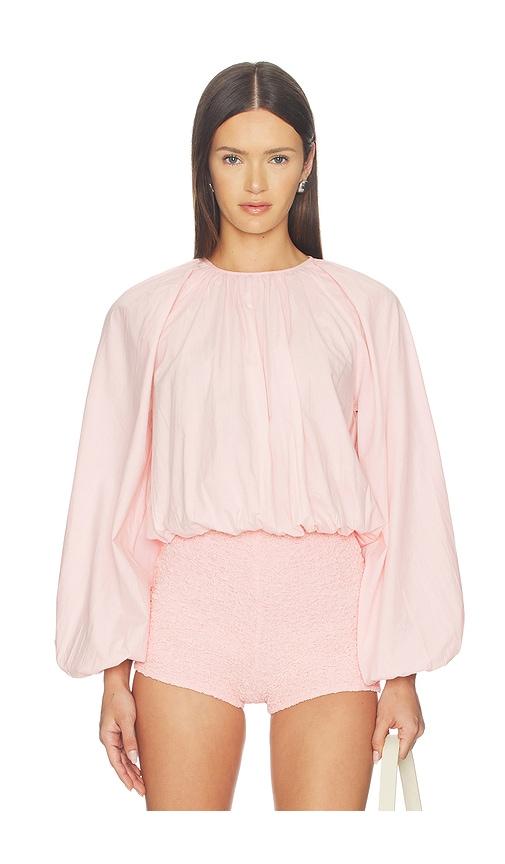 stone cold fox x revolve roma top in rose.