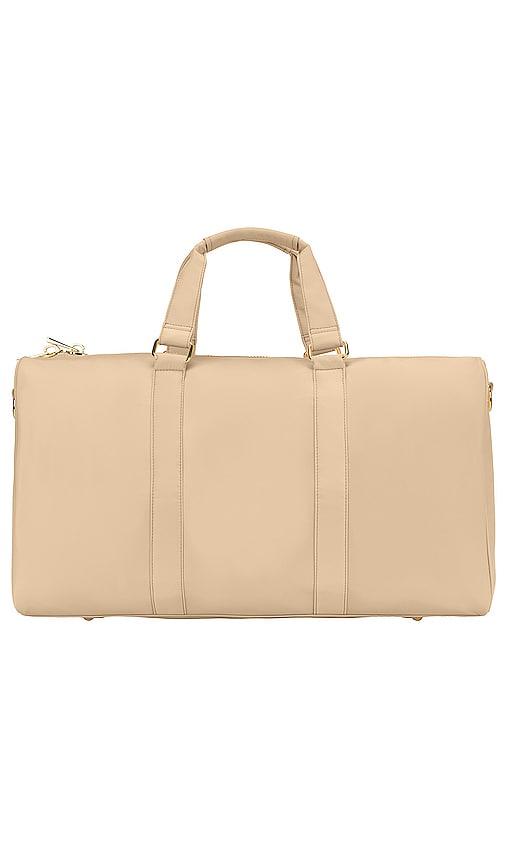 stoney clover lane classic duffle bag in tan.